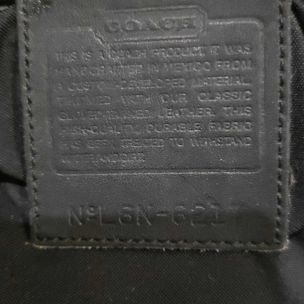 Coach Vintage Neoprene & Leather Trim 3 Compartment Tote #6217 - Picture 5 of 11
